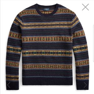 Polo Ralph Lauren Mens Fair Isle Wool Sweater